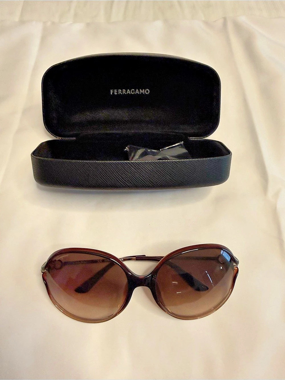 Salvatore Ferragamo Brown & Black 419 Sunglasses